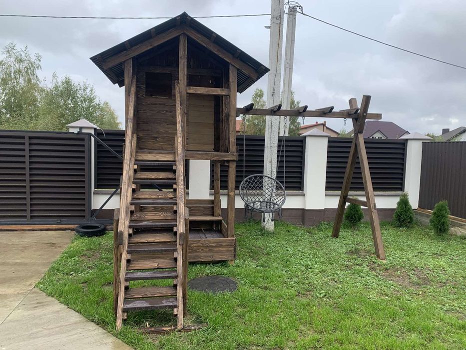 Дитячий майданчик, розважальний майданчик для дітей, будиночок