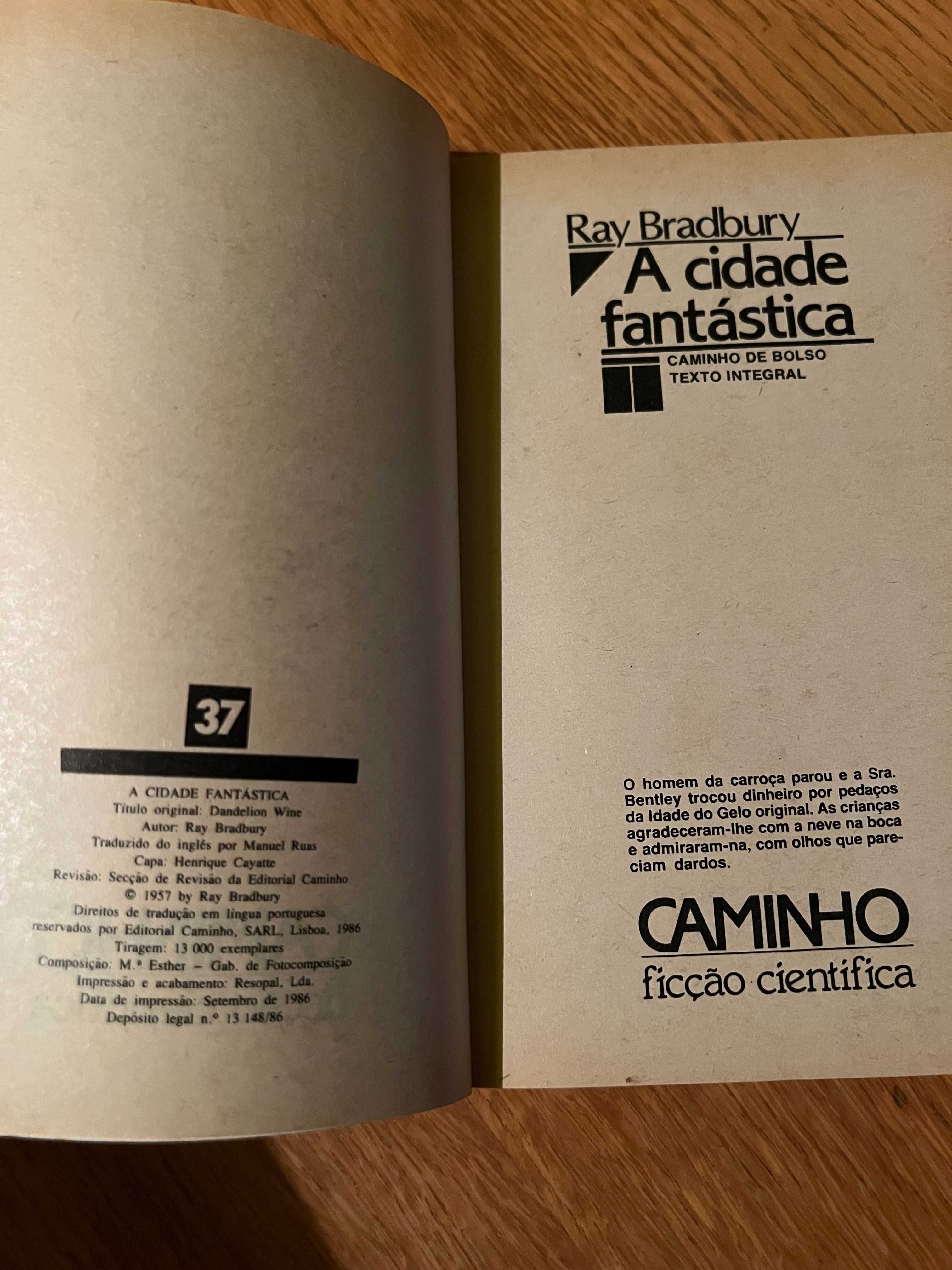 A CIDADE FANTÁSTICA       Ray Bradbury