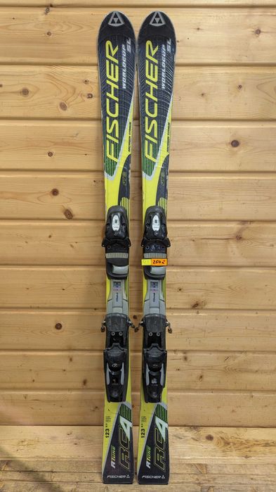 Narty Fischer RC4 SL World Cup 123 cm + wiązanie Tyrolia (723)