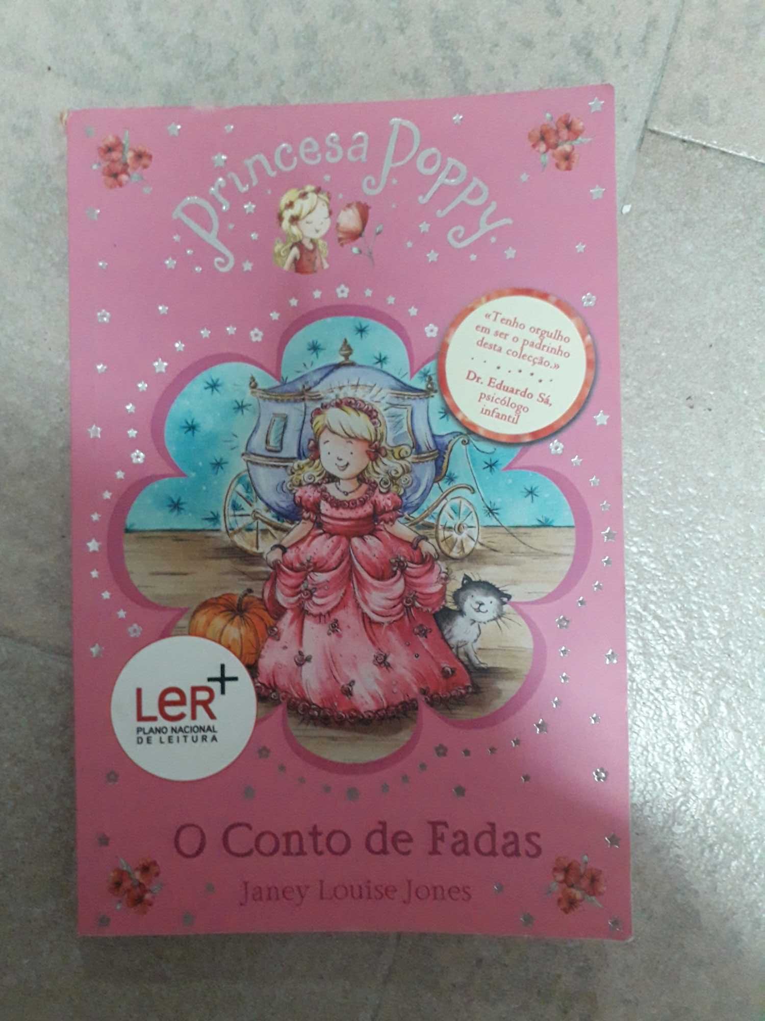 Livro "O conto de fadas" - princesa poppy