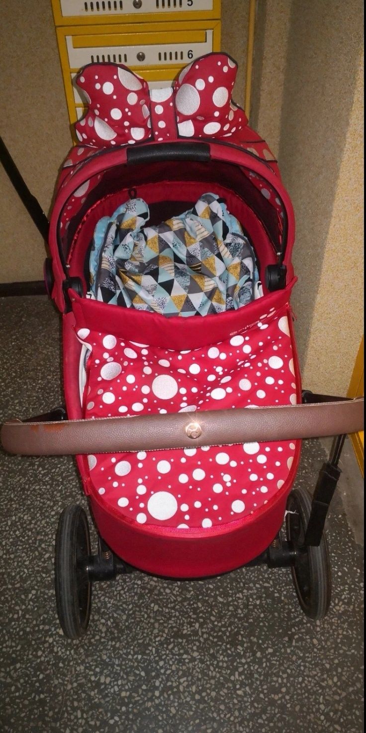 Gondola do wózka Cybex Priam 2.0 - Design Petticoat Red