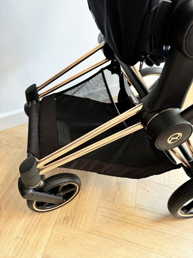 Cybex priam 2 w 1 albo 4 w 1 czarny black wózek spacerówka