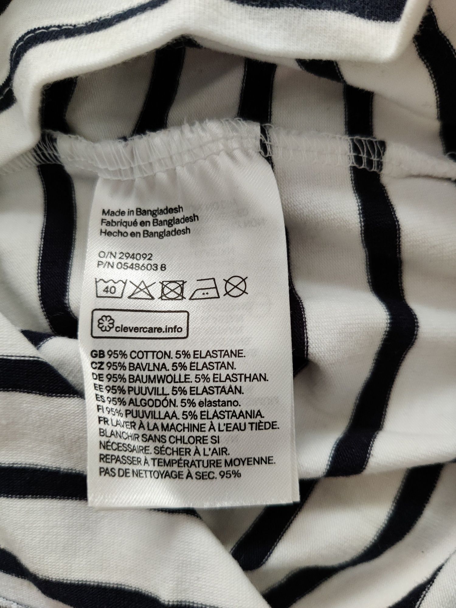 T-shirt manga curta, Nova, maternidade, H&M, 40