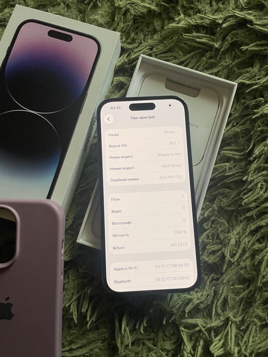 iPhone 14 pro 256GB