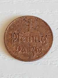 1 Pfennig Danzig 1923r