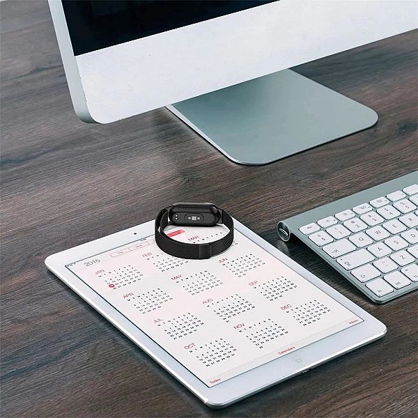 Tech-Protect Milaneseband Xiaomi Smart Band 8 / 8 Nfc Starlight