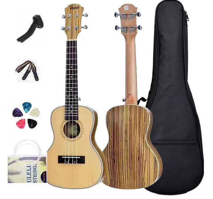 Ukulele koncertowe Taste + dodatki - świetna jakość! - Sklep Urysnów