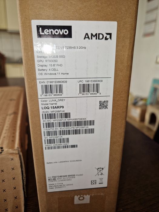 Lenovo LOQ-15 Ryzen 5