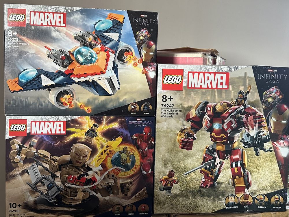 Lego marvel 76280, 76278, 76247 Лего марвел людина павук