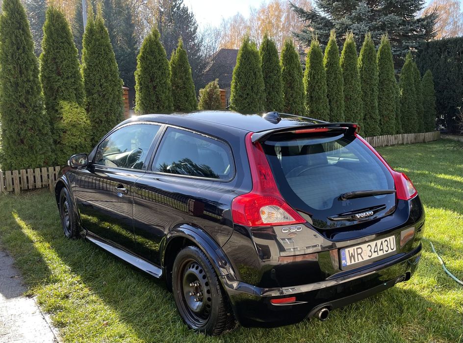 Volvo C30 Bogata wersja, skórzana tapicerka, uszkodzony silnik