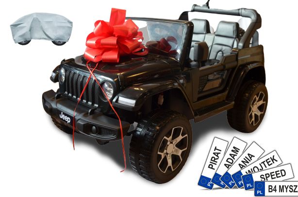 Jeep Wrangler Rubicon na akumulator 2 osobowy Rubicon 4x4 EVA 2.4
