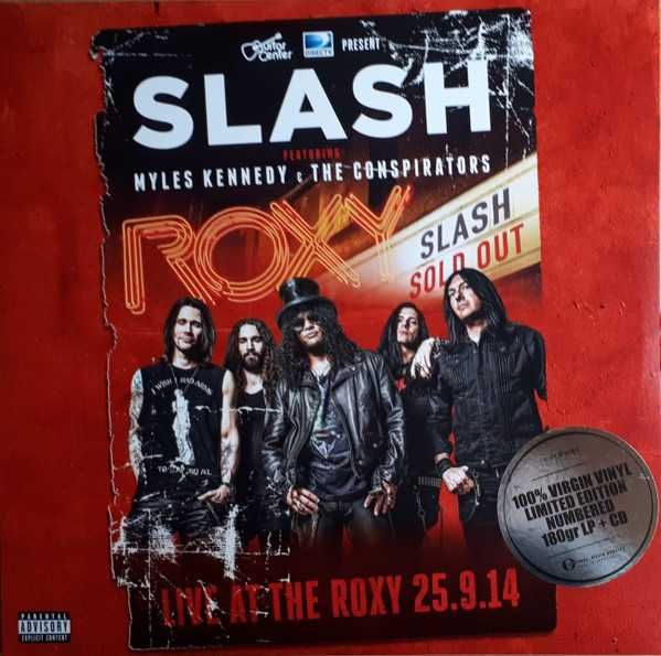 SLASH- LIVE AT The Roxy 25.9.14-3LP+2CD-nowa , folia