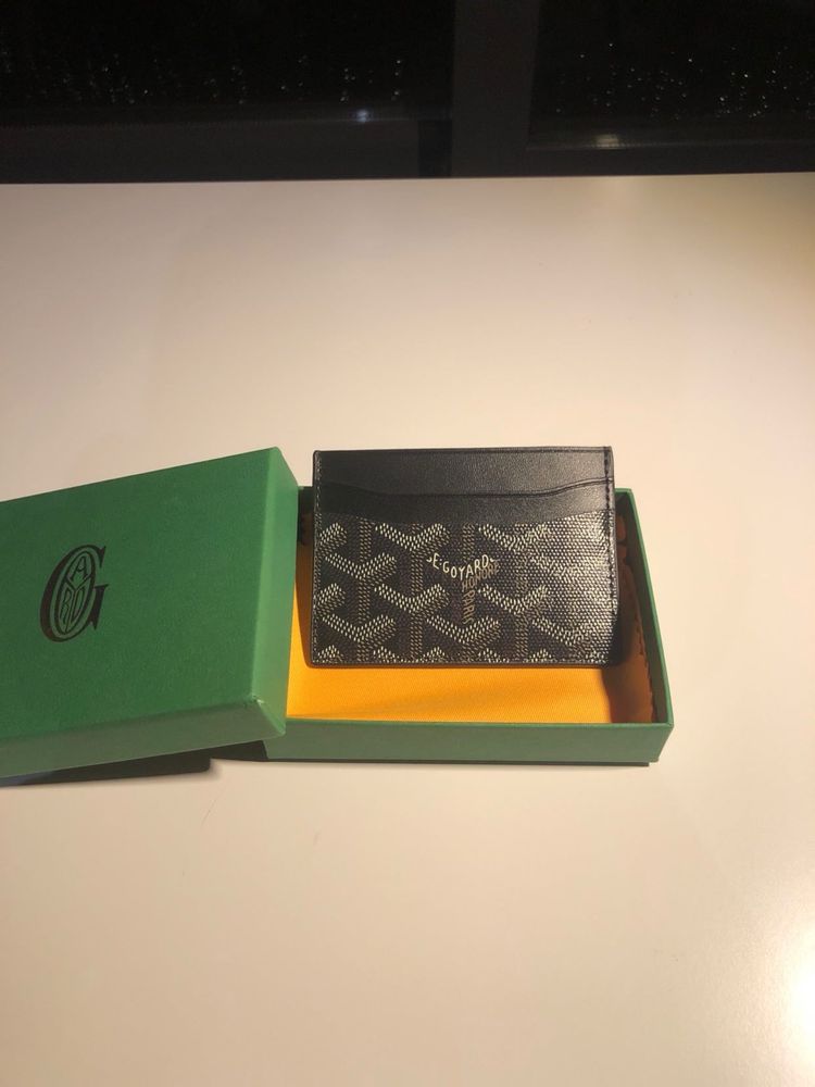 Card Holder Goyard Preto