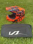 Kask Fox V1. Orange/ rozm:L Enduro. Jak nowy