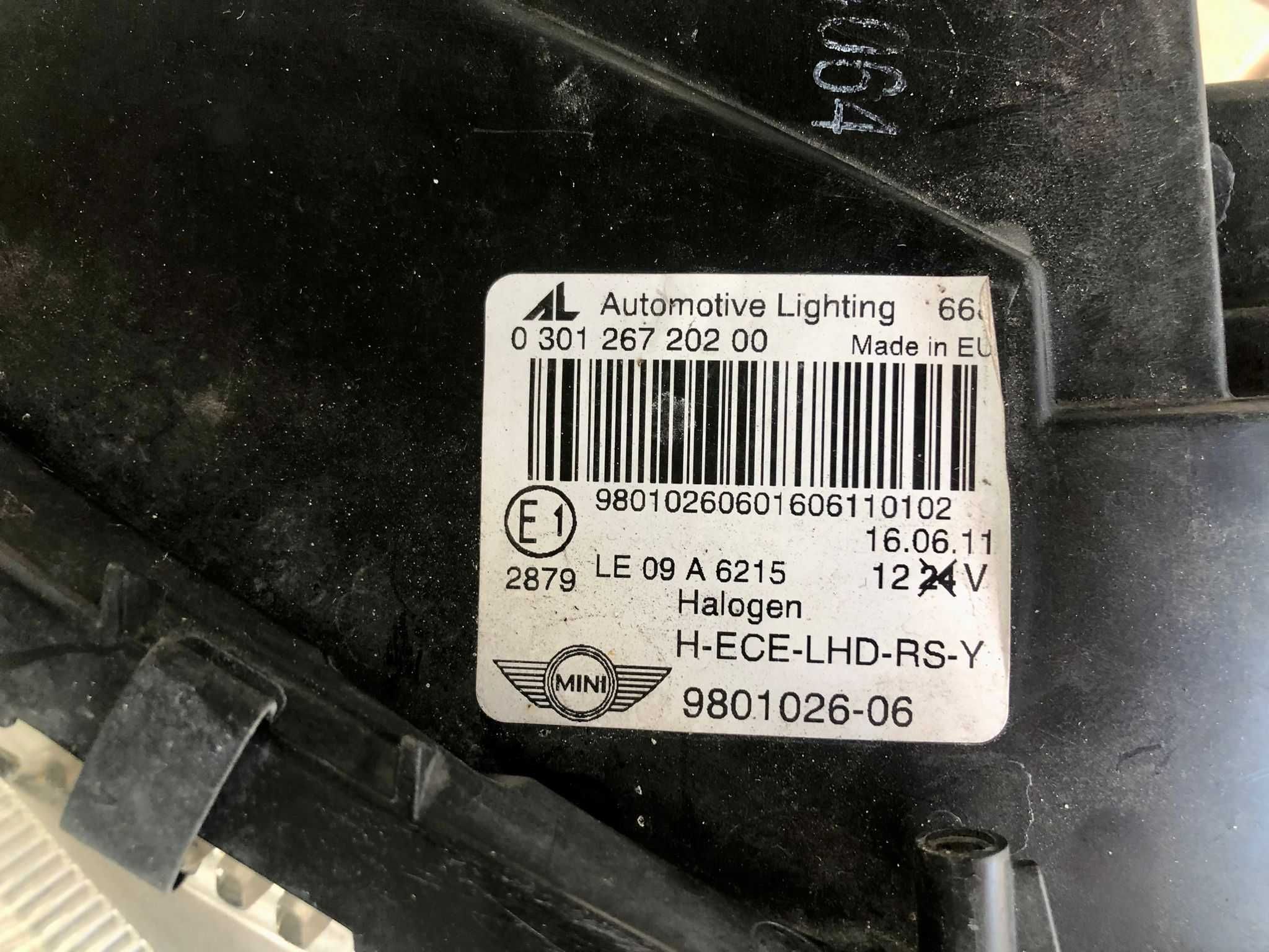 Faróis frontais para Mini Countryman