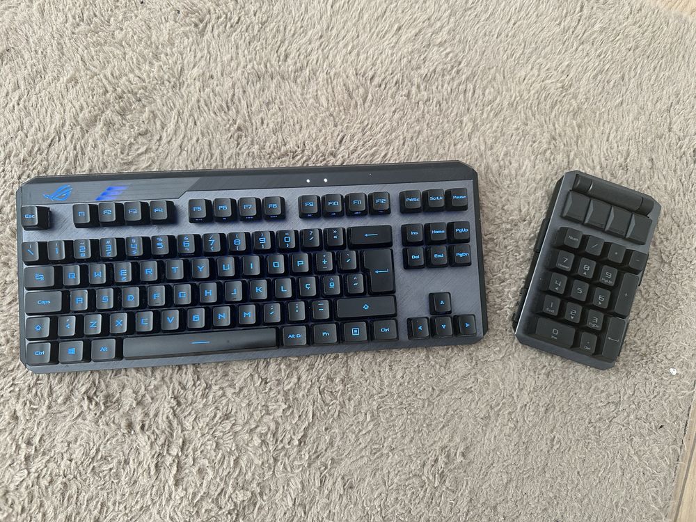 Teclado wireless asus rog claymore 2