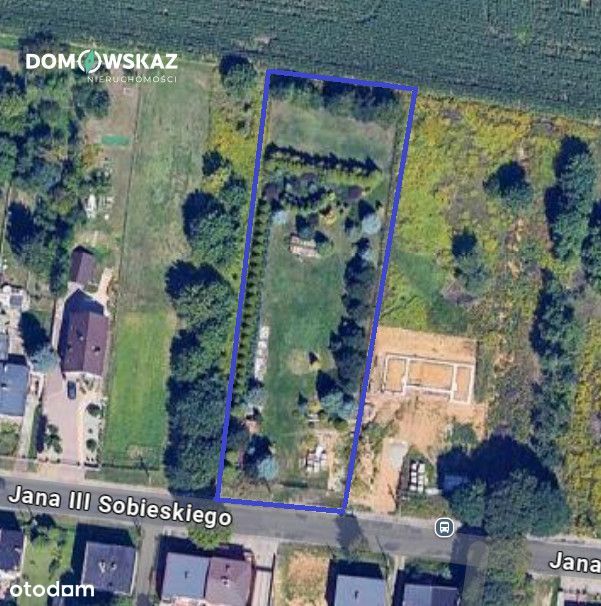 Piękna zagospodarowana działka - pod budowę