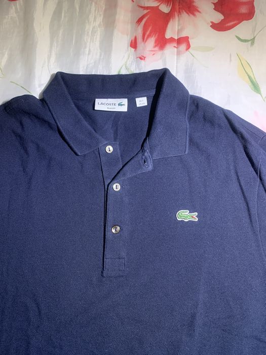 Camisa Lacoste polo azul