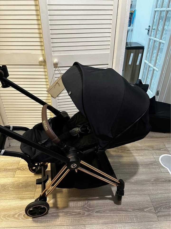 wóżek dziecięcy Cybex Mios Rose Gold x Jeremy Scott Gold Wings