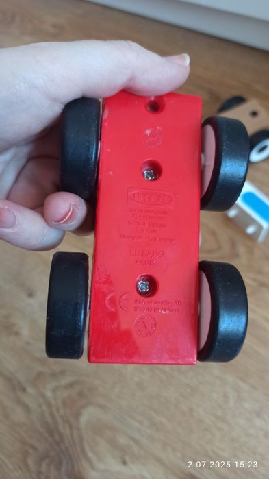 Auto 2 szt. IKEA Lillabo drewniane