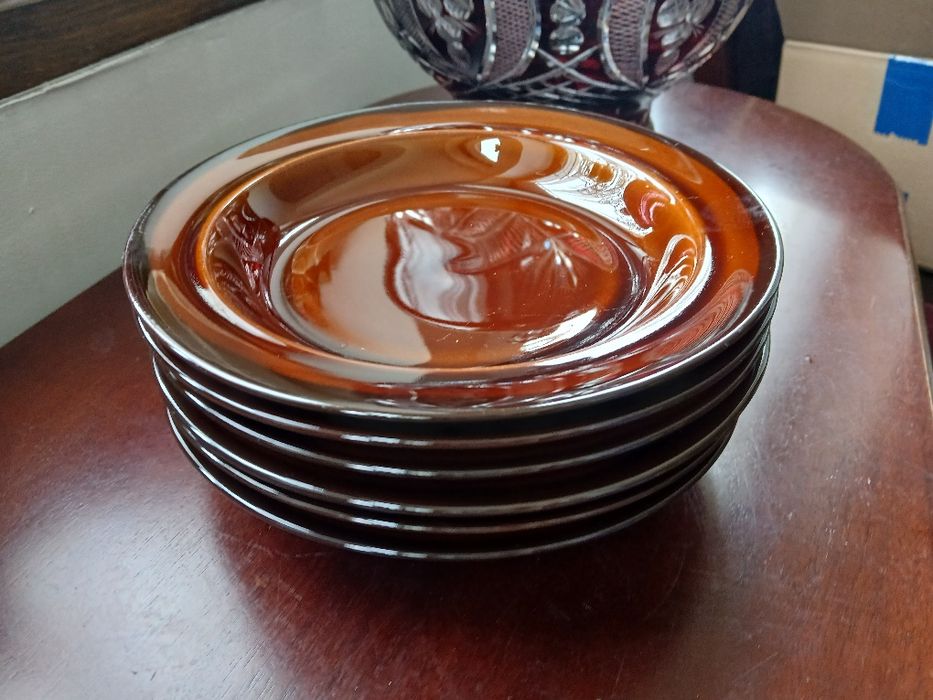 Pruszków PRL talerze głębokie 6 sztuk komplet