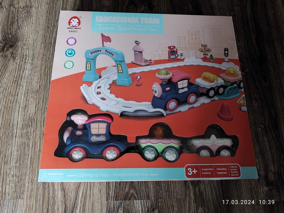 Залізниця дитяча. Паровозик. Потяг. Поїзд.