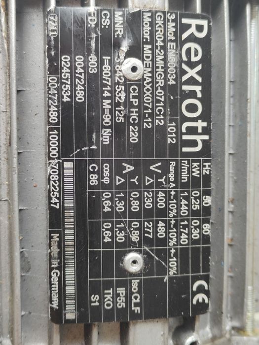 Motoreduktor Rexroth