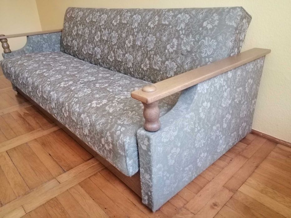 Wypoczynek Dębowy => Sofa+ 2 Fotele