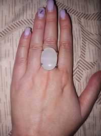 Кольцо натуральный камень кварц