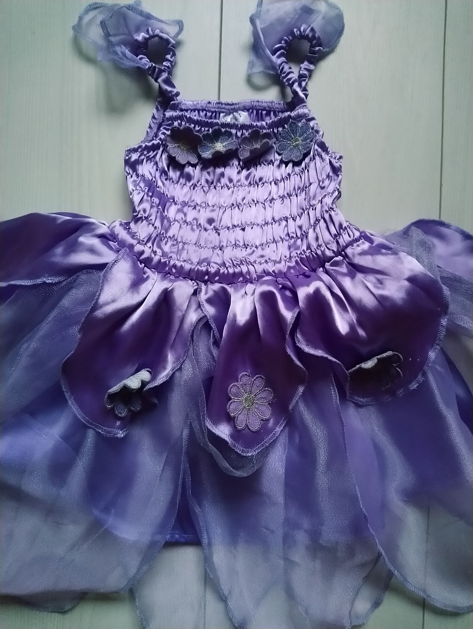 Карнавальне плаття Квіточки на 1,5-2 рочки