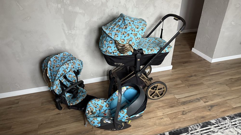 Wózek Cybex Priam 2.0 Cherubs Blue Jeremy Scott