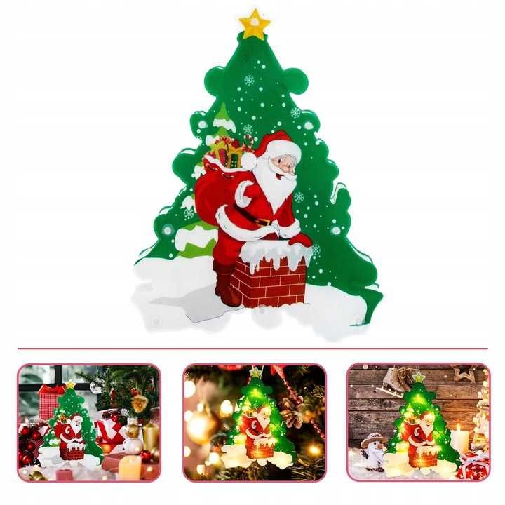 Dekoracja świąteczna, zawieszka CHOINKA CHOINECZKA - LED RGB