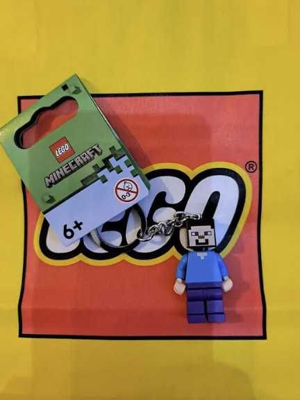 NOWY Breloczek LEGO STEVE 854243 Brelok ze Steve’em minecraft