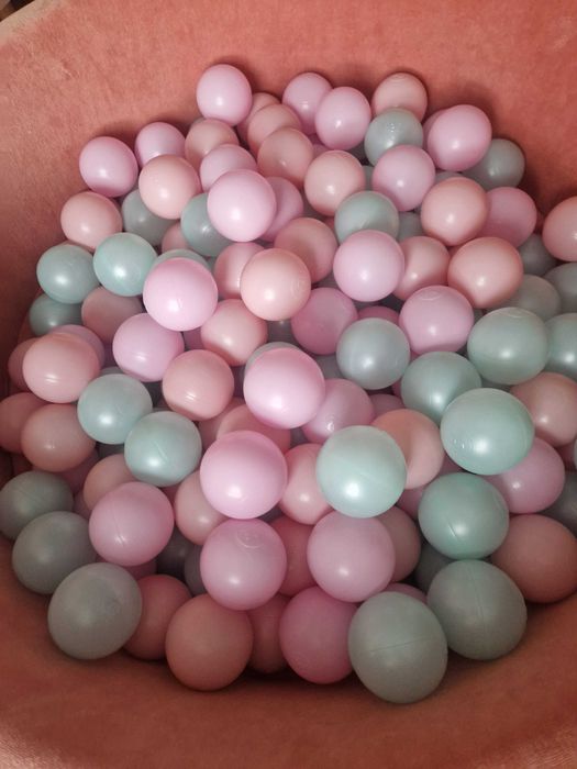 Suchy basen z kulkami velvet 90x30