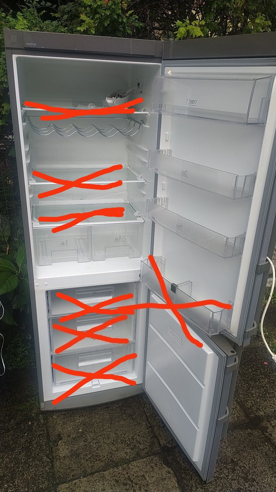 Półka drzwi Electrolux EN-3241 AOX górna z pokrywką