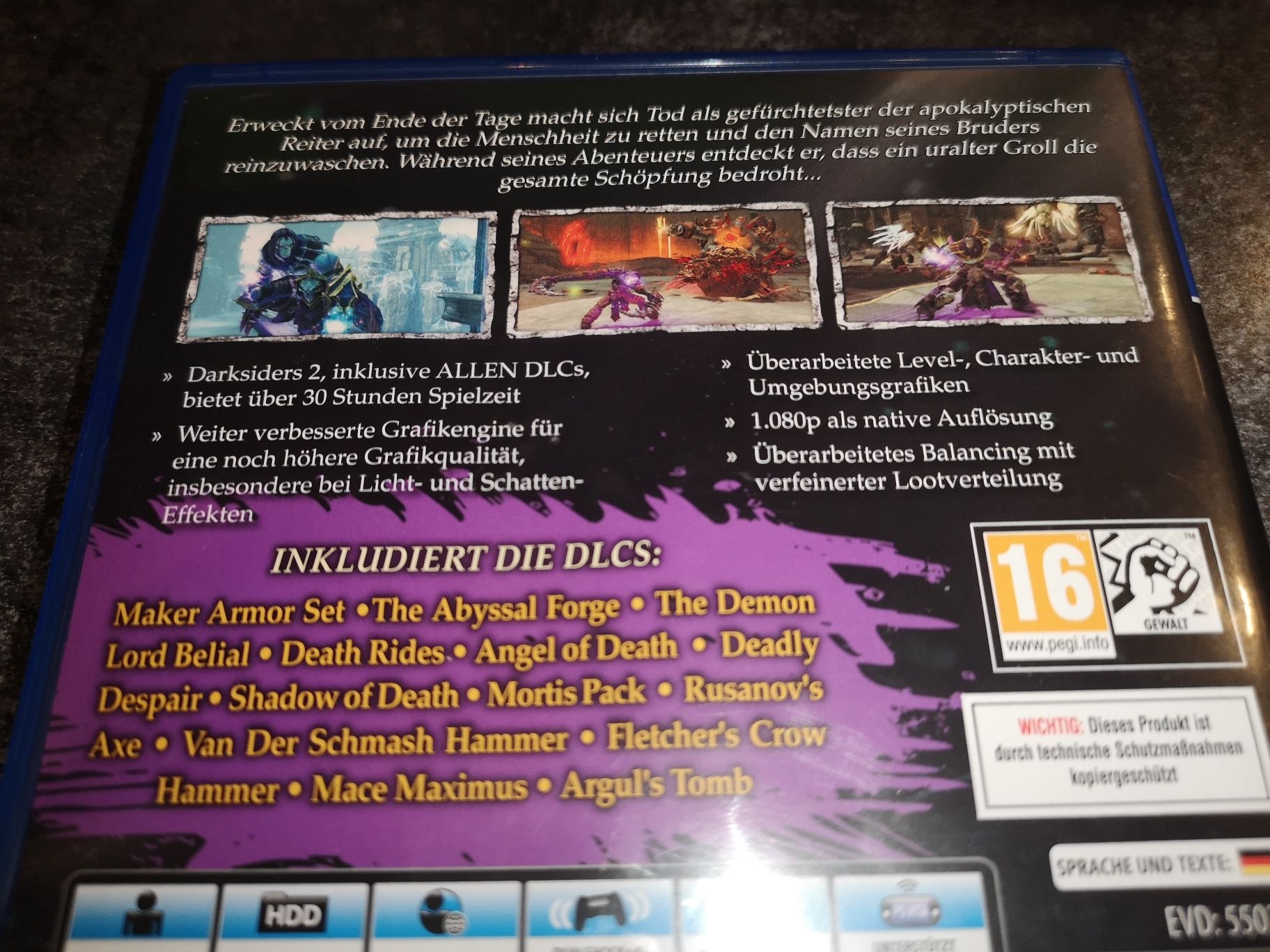 Darksiders 2 DEATHINITIVE Edition PS4 gra (rzadkość na rynku)