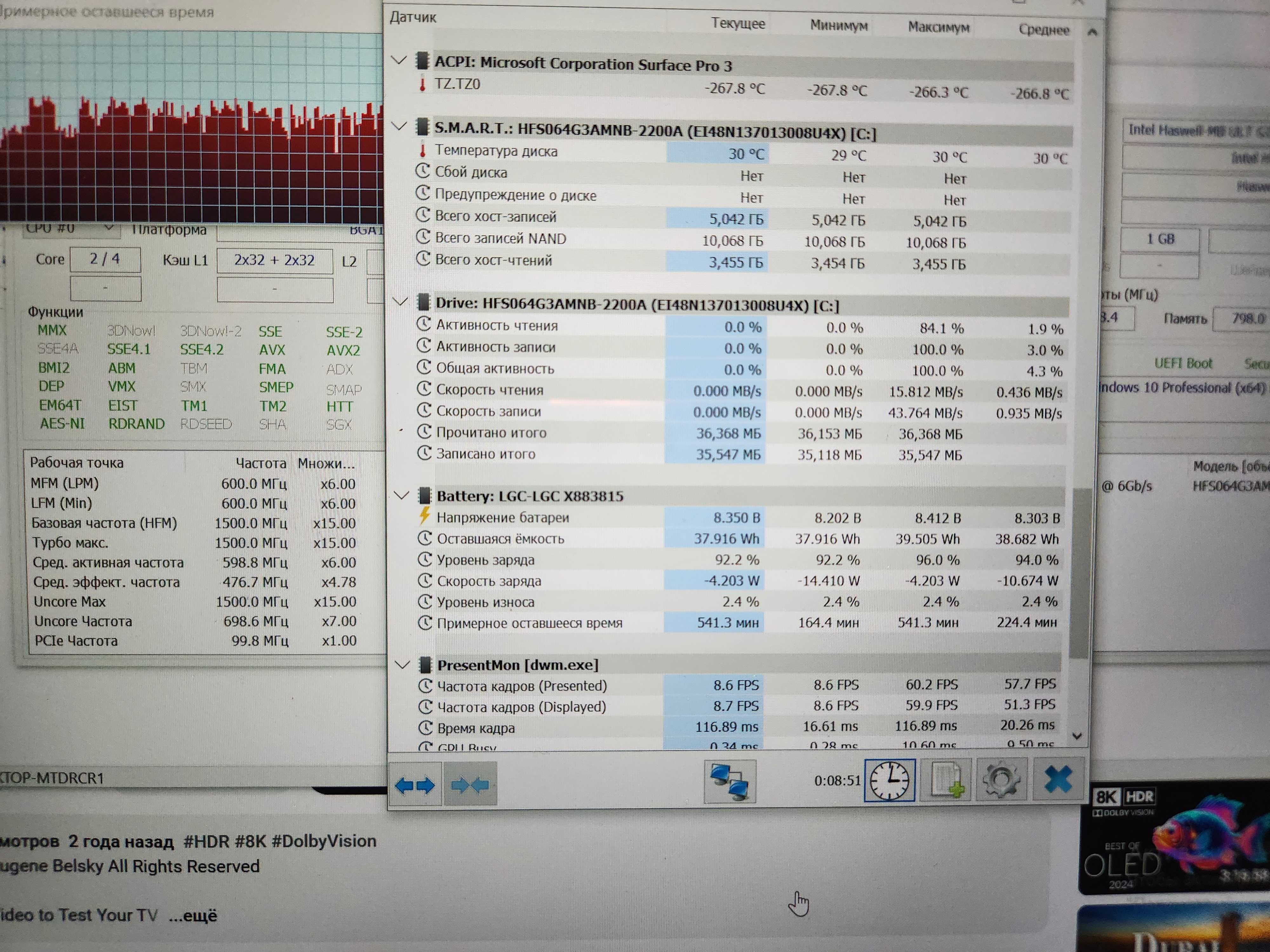 Планшет 2в1 Microsoft Surface Pro 3 12.2" QHD i3-4020Y 4/64Gb