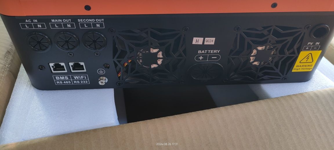 Новий гібридний сонячний інвертор powmr 6.2 kw, 48v.