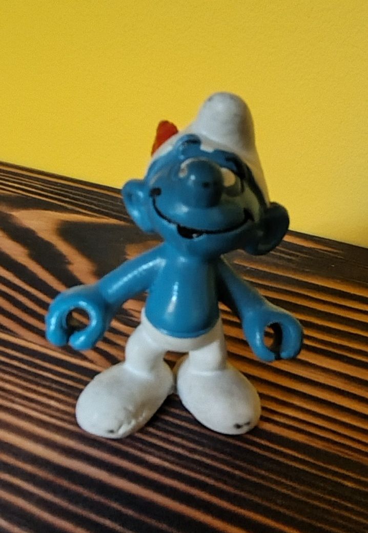 Kolekcjonerska figurka Schleich smerf 3 (smurf), 1980, Peyo