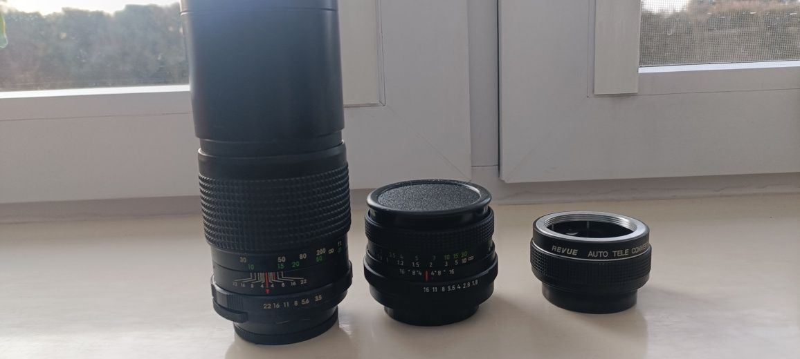 Aparat + obiektywy zestaw