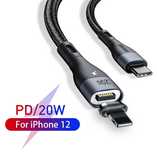 Magnetyczny kabel do iPhone szybkie ładowanie