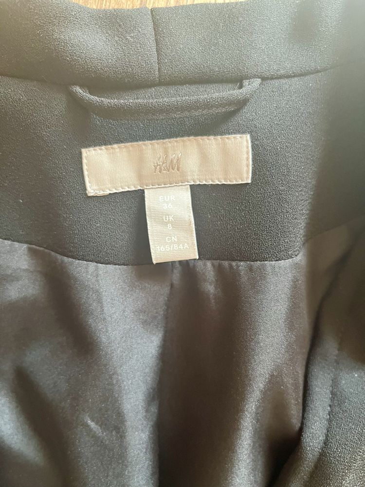 Marynarka żakiet H&M czarna 36/S