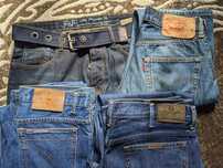 Джинси Levi's 31/36, Wrangler 38/30, C Klein 34/30, F&F 34/30