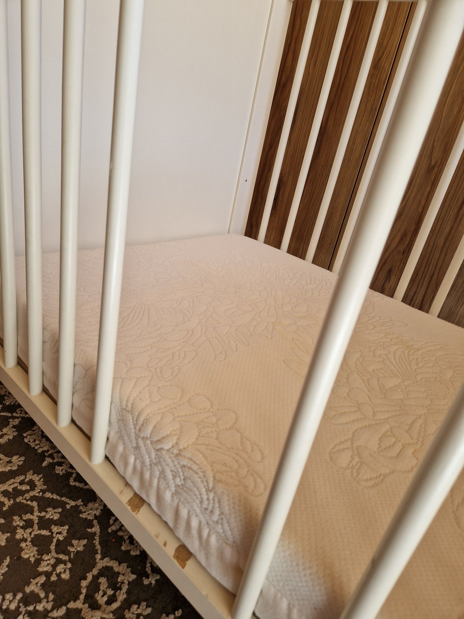 Łóżeczko hensvik ikea 120x60 + materac