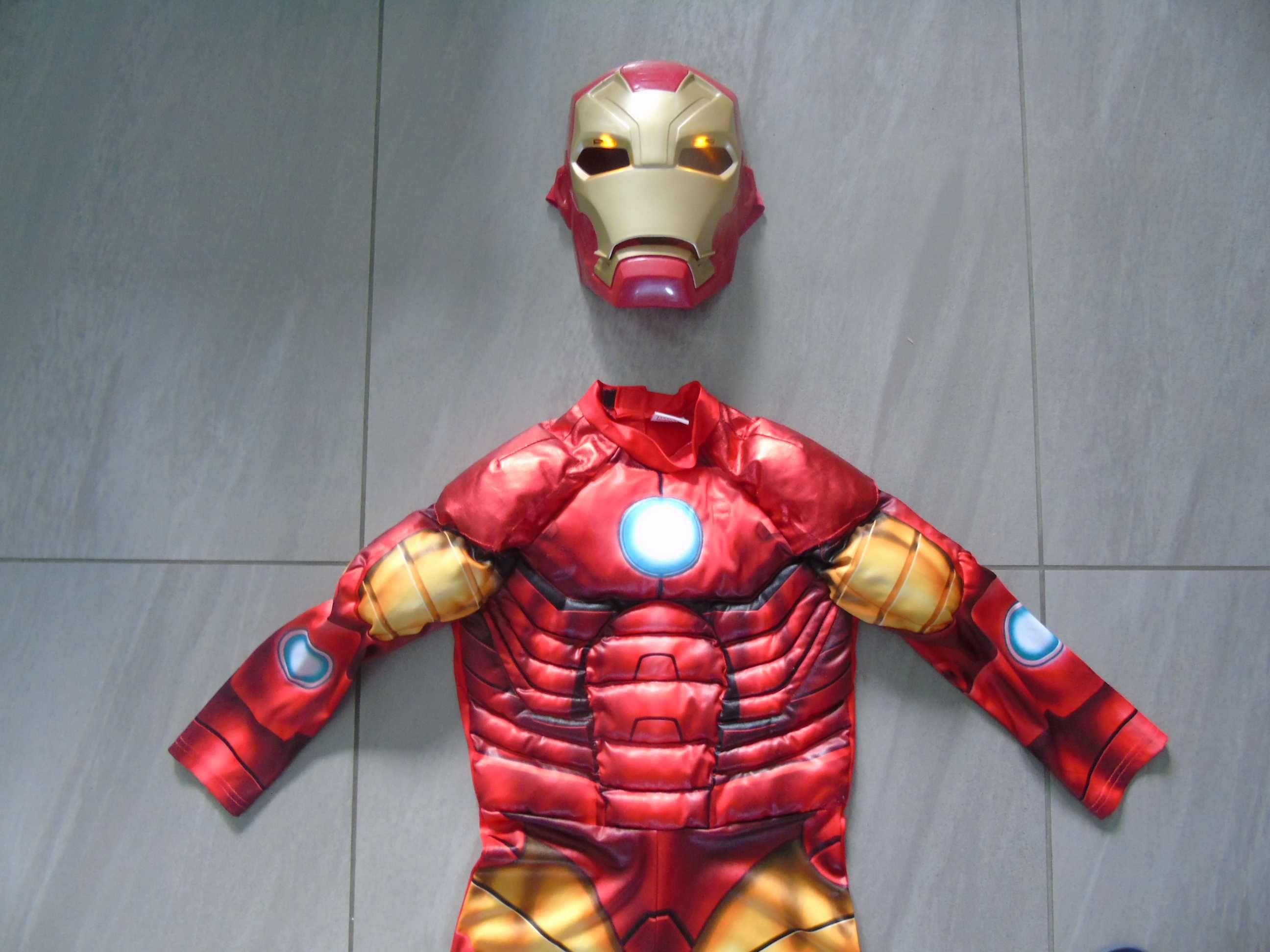 strój Iron-Man 6-7 lat z efektami świetlnymi i dźwiękowymi