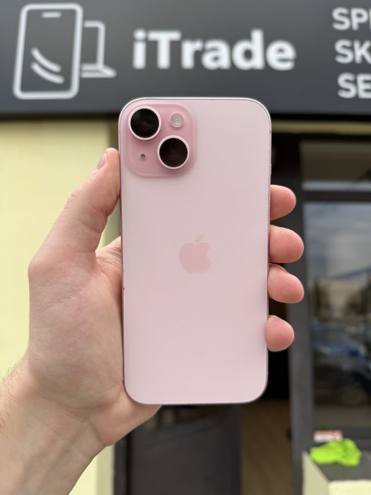 Telefon iPhone 15 256GB Różowy Apple Gwarancja iTrade