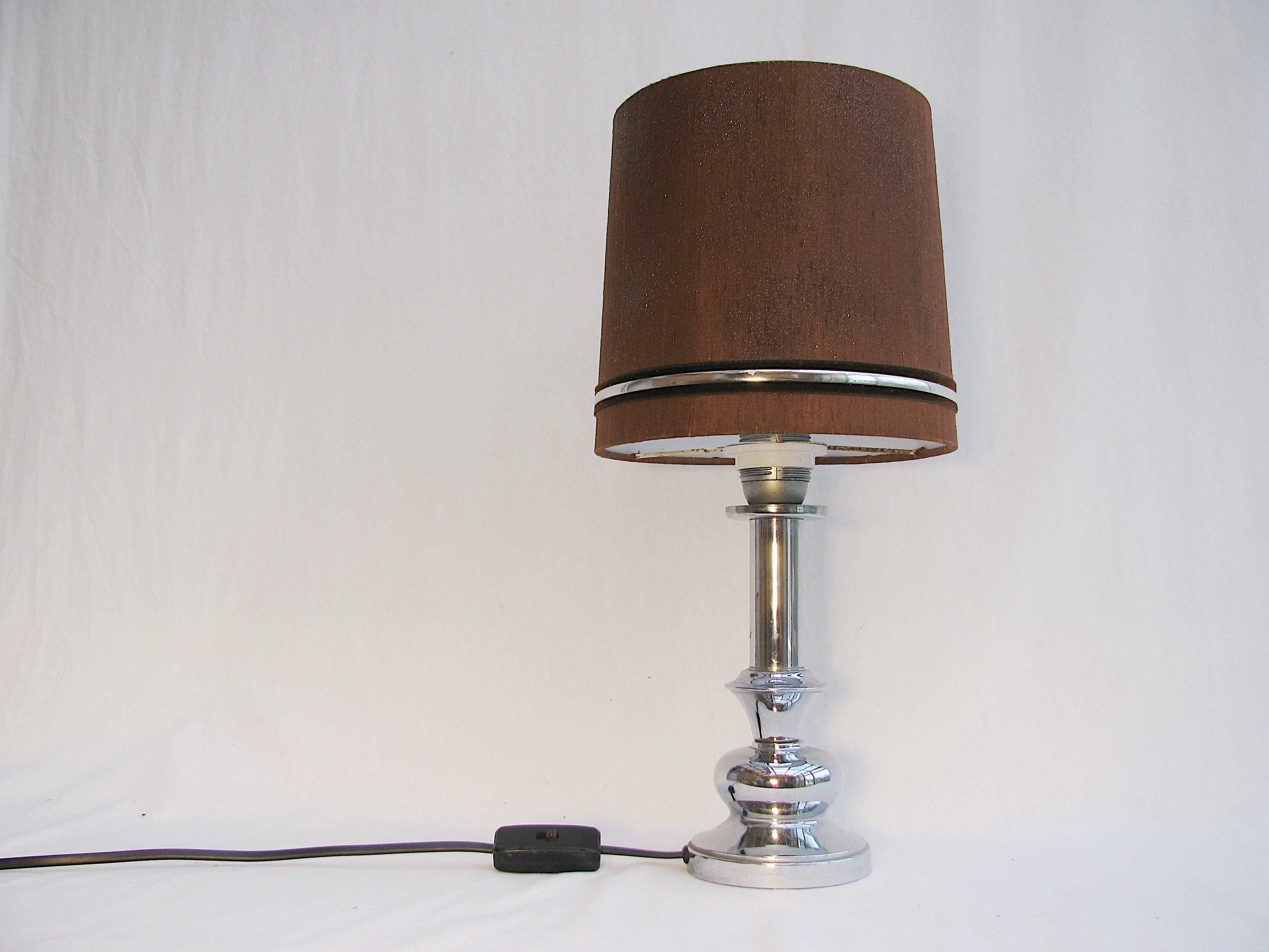 ~* Lampka nocna * niklowana * ~