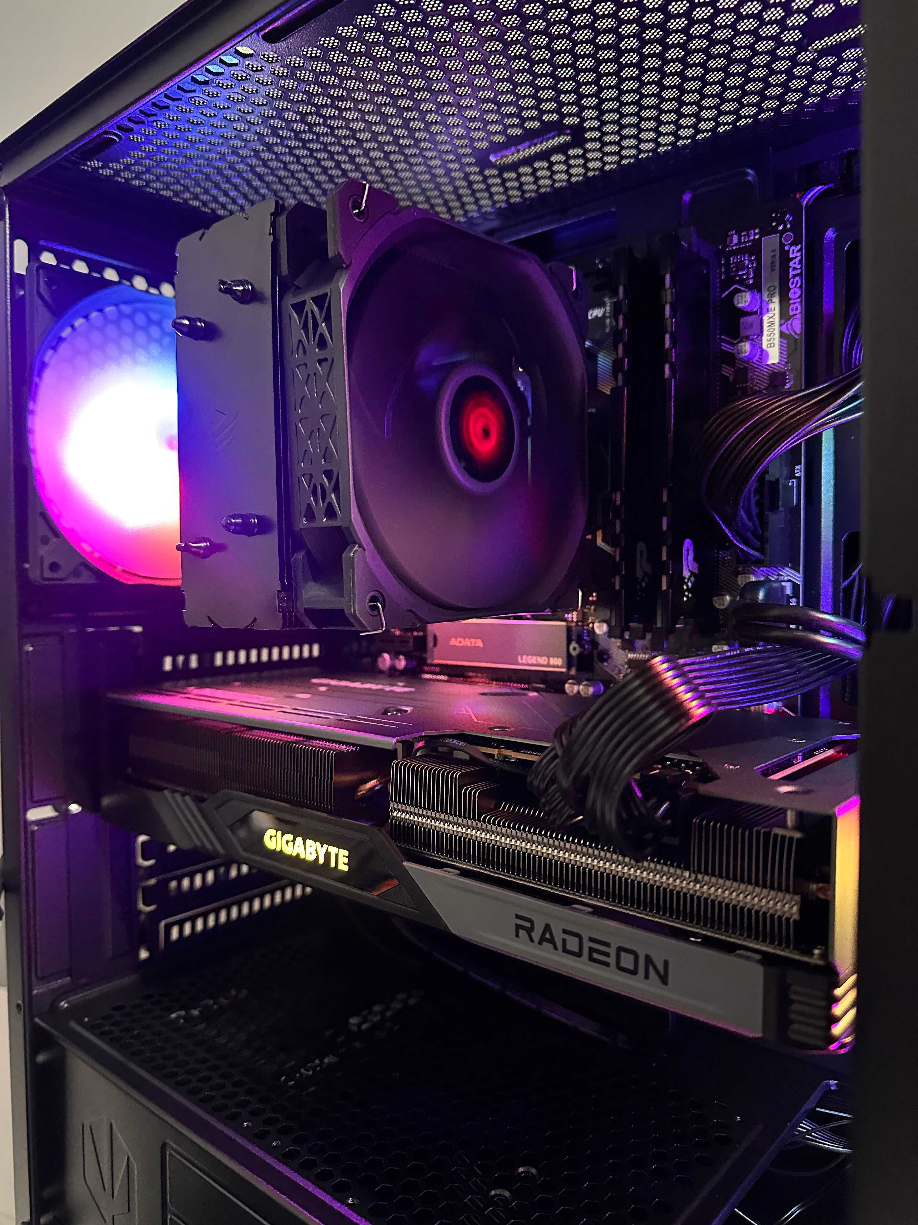 Komputer gamingowy Ryzen 5800X RX 7700 XT 32GB  1TB FV23 Gwarancja 24M