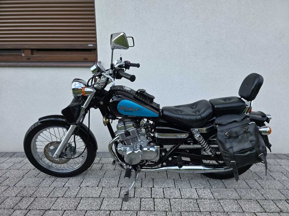 Honda Rebel 125 CA kat. B lub A1 tylko 25TysKM Super Stan z Niemiec