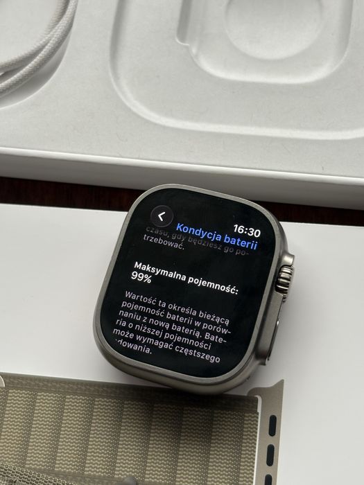 Apple Watch Ultra 2, 99% kondycji baterii, jak nowy